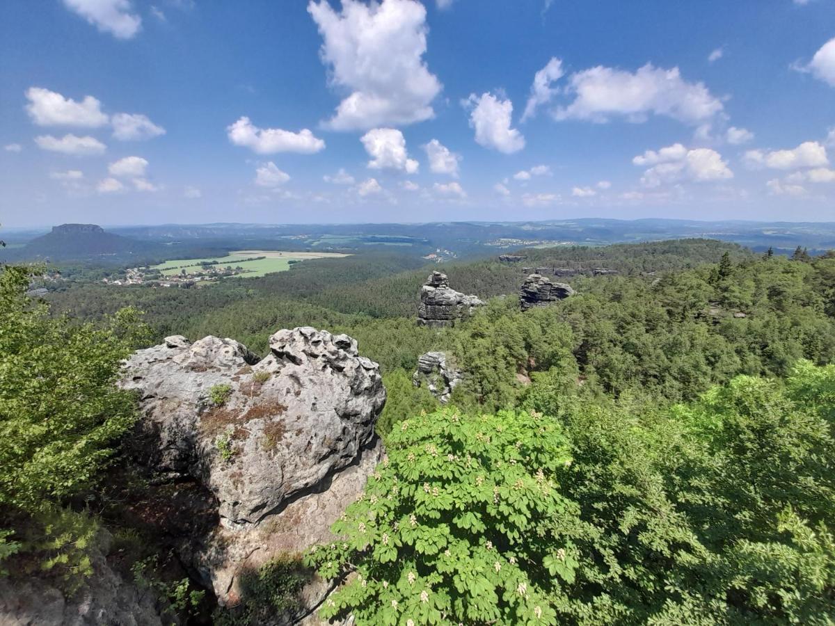 Fewo Bockmuehle Hohnstein Esterno foto