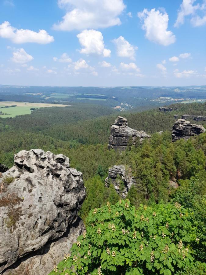 Fewo Bockmuehle Hohnstein Esterno foto